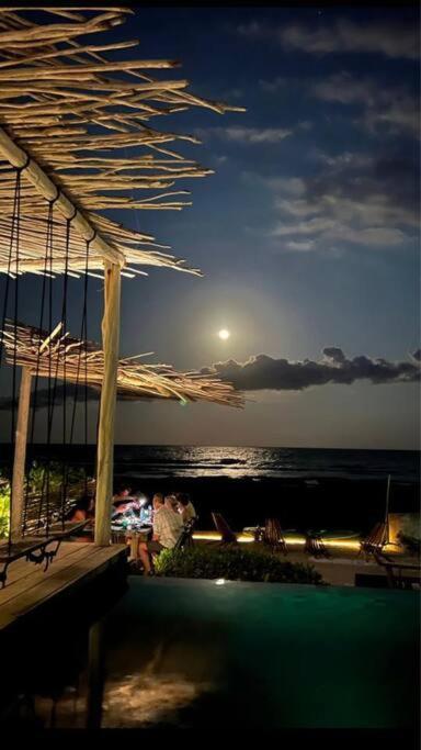 Tulum Beachfront Villa I'Ik By Casa Xuul トゥルム エクステリア 写真