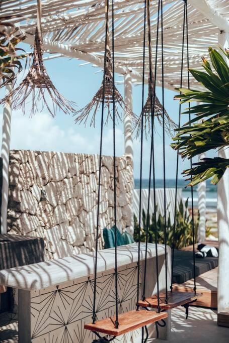 Tulum Beachfront Villa I'Ik By Casa Xuul トゥルム エクステリア 写真
