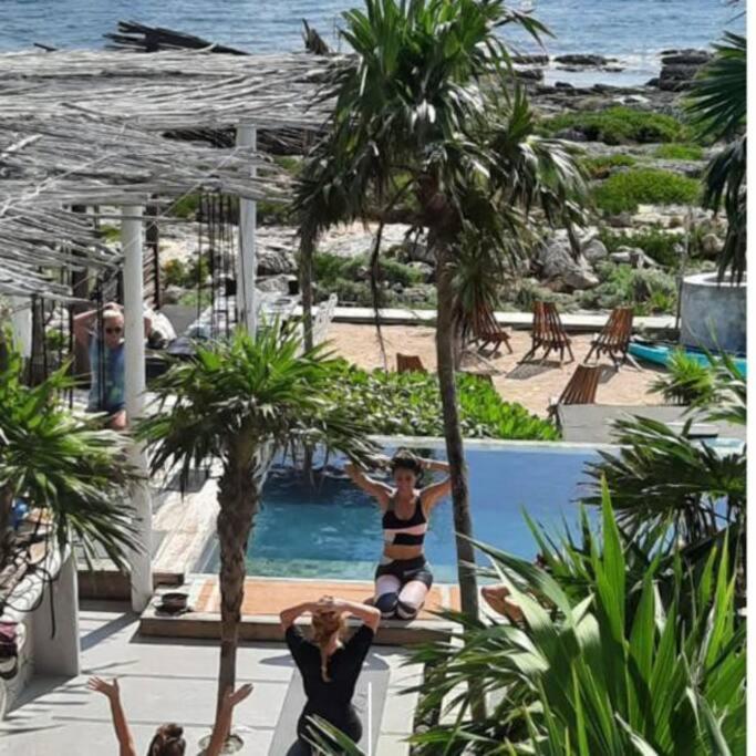 Tulum Beachfront Villa I'Ik By Casa Xuul トゥルム エクステリア 写真