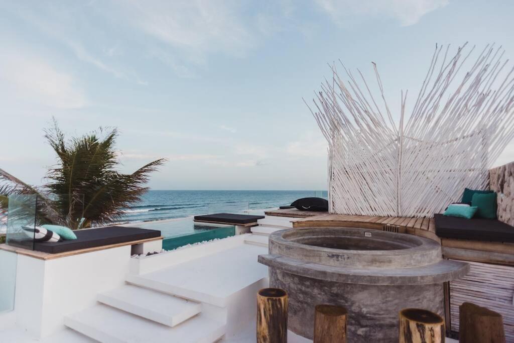 Tulum Beachfront Villa I'Ik By Casa Xuul トゥルム エクステリア 写真