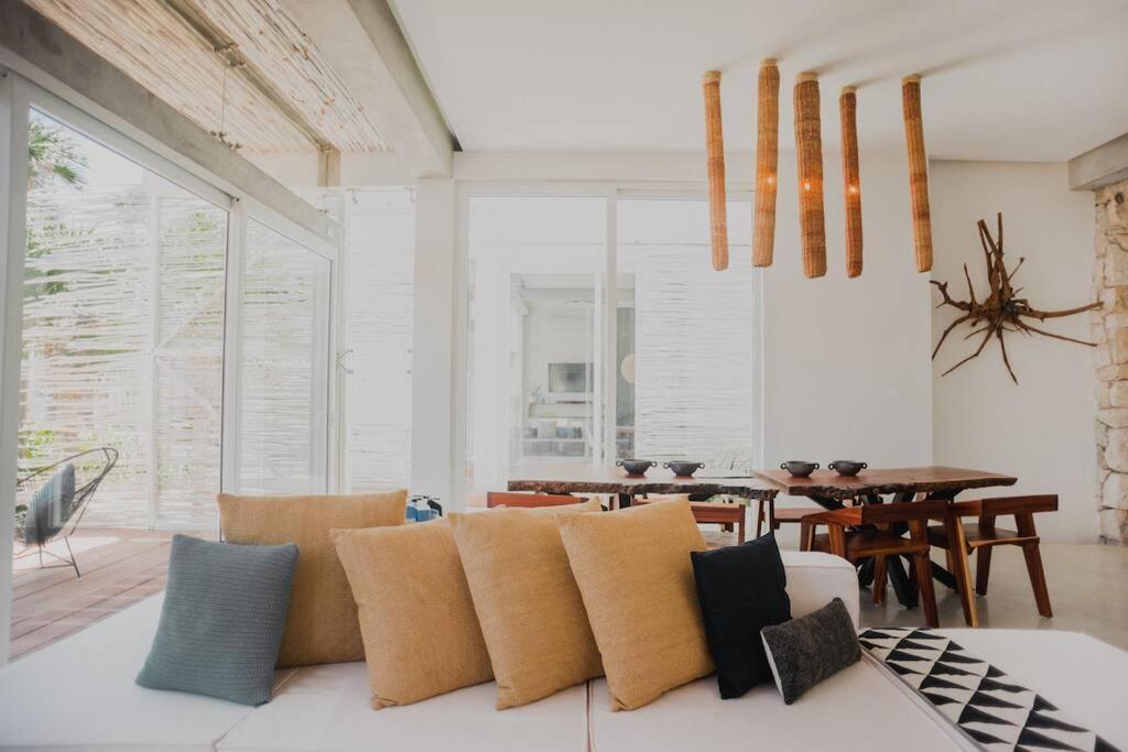 Tulum Beachfront Villa I'Ik By Casa Xuul トゥルム エクステリア 写真