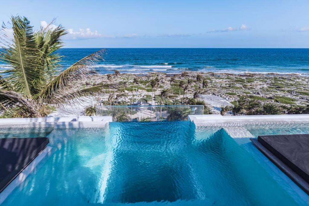 Tulum Beachfront Villa I'Ik By Casa Xuul トゥルム エクステリア 写真